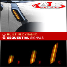 Load image into Gallery viewer, Mini Countryman R60 2011-2016 / Paceman R61 2013-2016 Front Amber Sequential LED Side Marker Lights Smoke Len