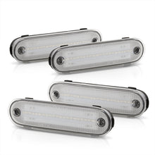 Load image into Gallery viewer, Mazda Miata MX-5 1990-2005 4 Piece Front Amber & Rear Red LED Side Marker Lights Clear Len