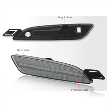 Load image into Gallery viewer, Porsche Cayenne 2015-2019 Front Amber LED Side Marker Lights Clear Len