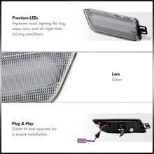 Load image into Gallery viewer, Porsche Macan 2015-2022 Front Amber LED Side Marker Lights Clear Len