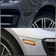 Load image into Gallery viewer, Porsche Macan 2015-2022 Front Amber LED Side Marker Lights Smoke Len