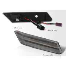 Load image into Gallery viewer, Porsche Carrera 997 2005-2012 / Boxster 987 2005-2012 / Cayman 987 2005-2012 Front Amber LED Side Marker Lights Clear Len