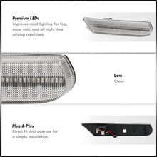 Load image into Gallery viewer, Porsche 911 Carrera 996 1997-2005 / Boxster 986 1997-2004 Front Amber LED Side Marker Lights Clear Len
