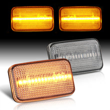 Load image into Gallery viewer, Porsche 911 Carrera 964 968 993 1988-1997 / Volkswagen Golf Jetta MK2 1984-1992 Front Amber LED Side Marker Lights Clear Len