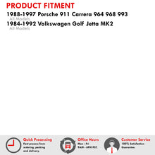 Load image into Gallery viewer, Porsche 911 Carrera 964 968 993 1988-1997 / Volkswagen Golf Jetta MK2 1984-1992 Front Amber LED Side Marker Lights Clear Len