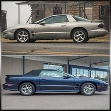 Load image into Gallery viewer, Pontiac Firebird 1998-2002 4 Piece Front Amber & Rear Red LED Side Marker Lights Clear Len