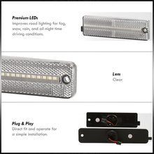 Load image into Gallery viewer, Pontiac Firebird 1998-2002 4 Piece Front Amber & Rear Red LED Side Marker Lights Clear Len