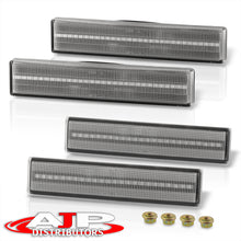 Load image into Gallery viewer, Toyota Supra A70 MK3 1986-1992 4 Piece Front Amber & Rear Red LED Side Marker Lights Clear Len