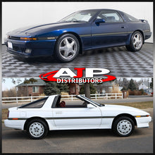 Load image into Gallery viewer, Toyota Supra A70 MK3 1986-1992 4 Piece Front Amber & Rear Red LED Side Marker Lights Clear Len