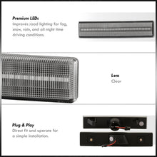 Load image into Gallery viewer, Toyota Supra A70 MK3 1986-1992 4 Piece Front Amber & Rear Red LED Side Marker Lights Clear Len