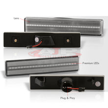 Load image into Gallery viewer, Toyota Supra A70 MK3 1986-1992 4 Piece Front Amber & Rear Red LED Side Marker Lights Clear Len