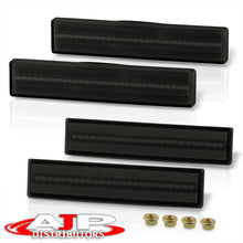 Load image into Gallery viewer, Toyota Supra A70 MK3 1986-1992 4 Piece Front Amber & Rear Red LED Side Marker Lights Smoke Len