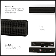 Load image into Gallery viewer, Toyota Supra A70 MK3 1986-1992 4 Piece Front Amber & Rear Red LED Side Marker Lights Smoke Len