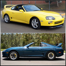 Load image into Gallery viewer, Toyota Supra MK4 1993-1998 4 Piece Front Amber & Rear Red LED Side Marker Lights Clear Len