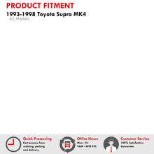 Load image into Gallery viewer, Toyota Supra MK4 1993-1998 4 Piece Front Amber & Rear Red LED Side Marker Lights Smoke Len