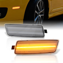 Load image into Gallery viewer, Volkswagen (USA Car Only) GTI 2006-2009 / Jetta Mk5 2005-2010 / Rabbit 2006-2009 / R32 2008 Front Amber LED Side Marker Lights Clear Len