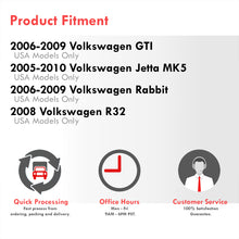 Load image into Gallery viewer, Volkswagen (USA Car Only) GTI 2006-2009 / Jetta Mk5 2005-2010 / Rabbit 2006-2009 / R32 2008 Front Amber LED Side Marker Lights Clear Len