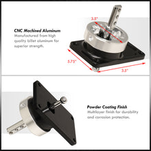 Load image into Gallery viewer, Ford Mustang T5 1983-2004 / Cosworth T5 1985-1990 / Thunderbird 1983-1988 T45 Transmission Short Shifter with Red Adapter