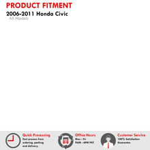 Load image into Gallery viewer, Honda Civic 2006-2011 Rear Lower Strut Bar Red