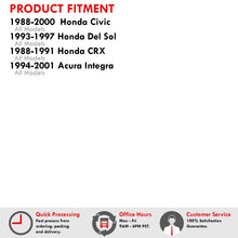 Load image into Gallery viewer, Acura Integra 1994-2001 / Honda Civic 1988-2000 / CRX 1988-1991 / Del Sol 1993-1997 Rear Upper Strut Bar Red