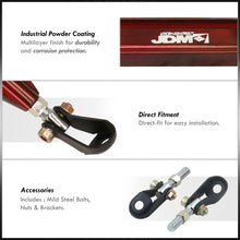 Load image into Gallery viewer, Mitsubishi Mirage 1997-2001 Front Lower Strut Bar Red