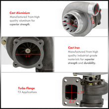 Load image into Gallery viewer, JDM Sport GT3582 Water& Oil Cooled Turbo Charger (T3 Inlet Flange/4 Bolt Outlet/.70AR Compressor/.63AR Turbine) **SURGE PORTS**