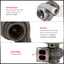 Load image into Gallery viewer, JDM Sport T04Z Water& Oil Cooled Journal Bearing Turbo Charger (T4 Inlet Flange/Vband Outlet/.70AR Compressor/1.00AR Turbine)