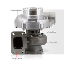 Load image into Gallery viewer, GT35/GT30 Water&Oil Cooled Turbo Charger with Surge Ports (T3 Inlet Flange/4 Bolt Outlet/.70AR Compressor/.82AR Turbine)