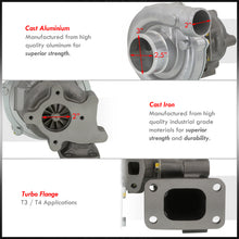 Load image into Gallery viewer, T3 Oil Cooled Turbo Charger (T3 Inlet Flange/4 Bolt Outlet/.50AR Compressor/.48AR Turbine)