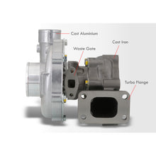 Load image into Gallery viewer, T3 Oil Cooled Turbo Charger (T3 Inlet Flange/4 Bolt Outlet/.50AR Compressor/.48AR Turbine)