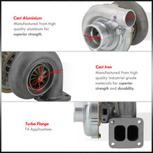 Load image into Gallery viewer, T04B T4 Oil Cooled Turbo Charger (T4 Inlet Flange/Vband Outlet/.50AR Compressor/1.15AR Turbine)