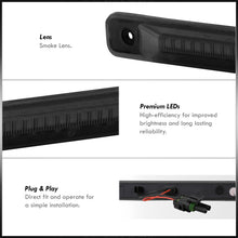 Load image into Gallery viewer, Chevrolet Silverado 2500HD 2001-2014 / Silverado 3500HD 2007-2014 / GMC Sierra 2500HD 2001-2014 / Sierra 3500HD 2007-2014 Rear LED Tailgate Light Smoked Len