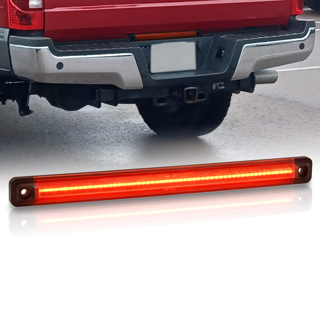Ford F250 F350 F450 F550 DRW Dually Super Duty 2017-2022 Rear LED Tailgate Light Red Len