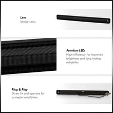 Load image into Gallery viewer, Ford F250 F350 F450 F550 DRW Dually Super Duty 2017-2022 Rear LED Tailgate Light Smoke Len