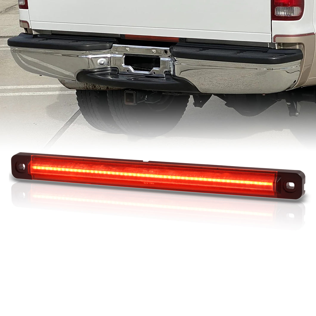 Ford F250 F350 F450 F550 Dually Super Duty 1999-2016 Rear LED Tailgate Light Red Len (Dual Rear Wheels Models Only)