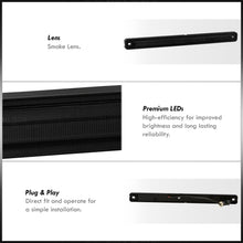 Load image into Gallery viewer, Ford F250 F350 F450 F550 Dually Super Duty 1999-2016 Rear LED Tailgate Light Smoke Len (Dual Rear Wheels Models Only)