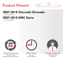 Load image into Gallery viewer, Chevrolet Silverado 2007-2018 / GMC Sierra 2007-2018 Tailgate Lift Assist Shock Strut Support Black
