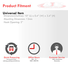 Load image into Gallery viewer, Universal 10mm Front Tow Hook Kit Gunmetal (Pass-JDM Style)