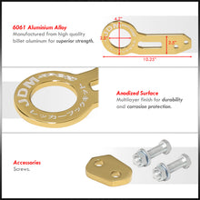 Load image into Gallery viewer, JDM Sport Universal Rear Tow Hook Kit Gen 1 24K Gold
