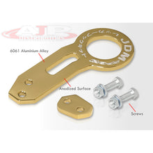 Load image into Gallery viewer, JDM Sport Universal Rear Tow Hook Kit Gen 1 24K Gold