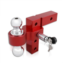 Load image into Gallery viewer, Universal 2" Adjustable Ball Tow Hitch Red