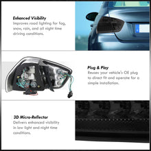 Load image into Gallery viewer, BMW 3 Series E90 4 Door 2005-2009 LED Tail Lights Chrome Housing Smoke Len