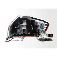 Load image into Gallery viewer, BMW 3 Series E90 4 Door 2005-2009 LED Bar Tail Lights Chrome Housing Red Len White Tube