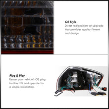 Load image into Gallery viewer, BMW 3 Series E90 4 Door 2005-2009 LED Bar Tail Lights Chrome Housing Red Smoke Len White Tube