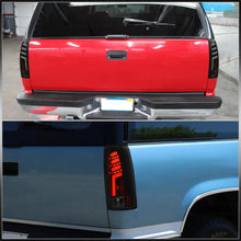 Load image into Gallery viewer, Chevrolet C/K 1988-1999 / Suburban 1992-1999 / Tahoe 1995-1999 / Blazer Full Size 1992-1994 / GMC C/K 1988-1999 / Yukon 1992-1999 / Cadillac Escalade 1999-2000 LED Bar Tail Lights Black Housing Smoke Len White Tube