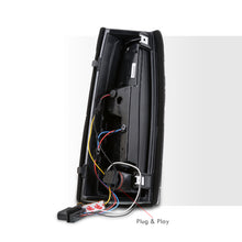 Load image into Gallery viewer, Chevrolet C/K 1988-1999 / Suburban 1992-1999 / Tahoe 1995-1999 / Blazer Full Size 1992-1994 / GMC C/K 1988-1999 / Yukon 1992-1999 / Cadillac Escalade 1999-2000 LED Tail Lights Black Housing Clear Len