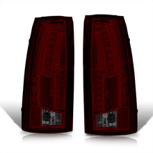 Load image into Gallery viewer, Chevrolet C/K 1988-1999 / Suburban 1992-1999 / Tahoe 1995-1999 / Blazer Full Size 1992-1994 / GMC C/K 1988-1999 / Yukon 1992-1999 / Cadillac Escalade 1999-2000 LED Tail Lights Chrome Housing Red Smoke Len