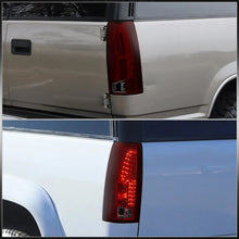 Load image into Gallery viewer, Chevrolet C/K 1988-1999 / Suburban 1992-1999 / Tahoe 1995-1999 / Blazer Full Size 1992-1994 / GMC C/K 1988-1999 / Yukon 1992-1999 / Cadillac Escalade 1999-2000 LED Tail Lights Chrome Housing Red Smoke Len