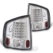 Load image into Gallery viewer, Chevrolet S10 Truck 1994-2004 / GMC Sonoma 1994-2004 / Isuzu Hombre 1996-2000 LED Tail Lights Chrome Housing Clear Len