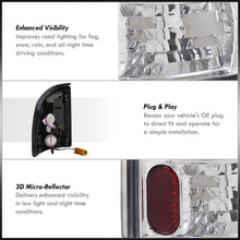 Load image into Gallery viewer, Chevrolet S10 Truck 1994-2004 / GMC Sonoma 1994-2004 / Isuzu Hombre 1996-2000 LED Tail Lights Chrome Housing Clear Len